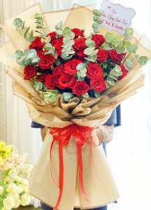 LSO1328 - Bó hoa hồng tặng sinh nhật người yêu, người thân