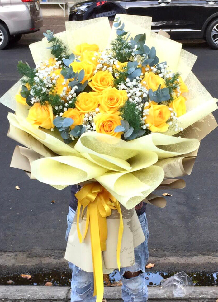 Bó hoa Hồng vàng- HB1714
